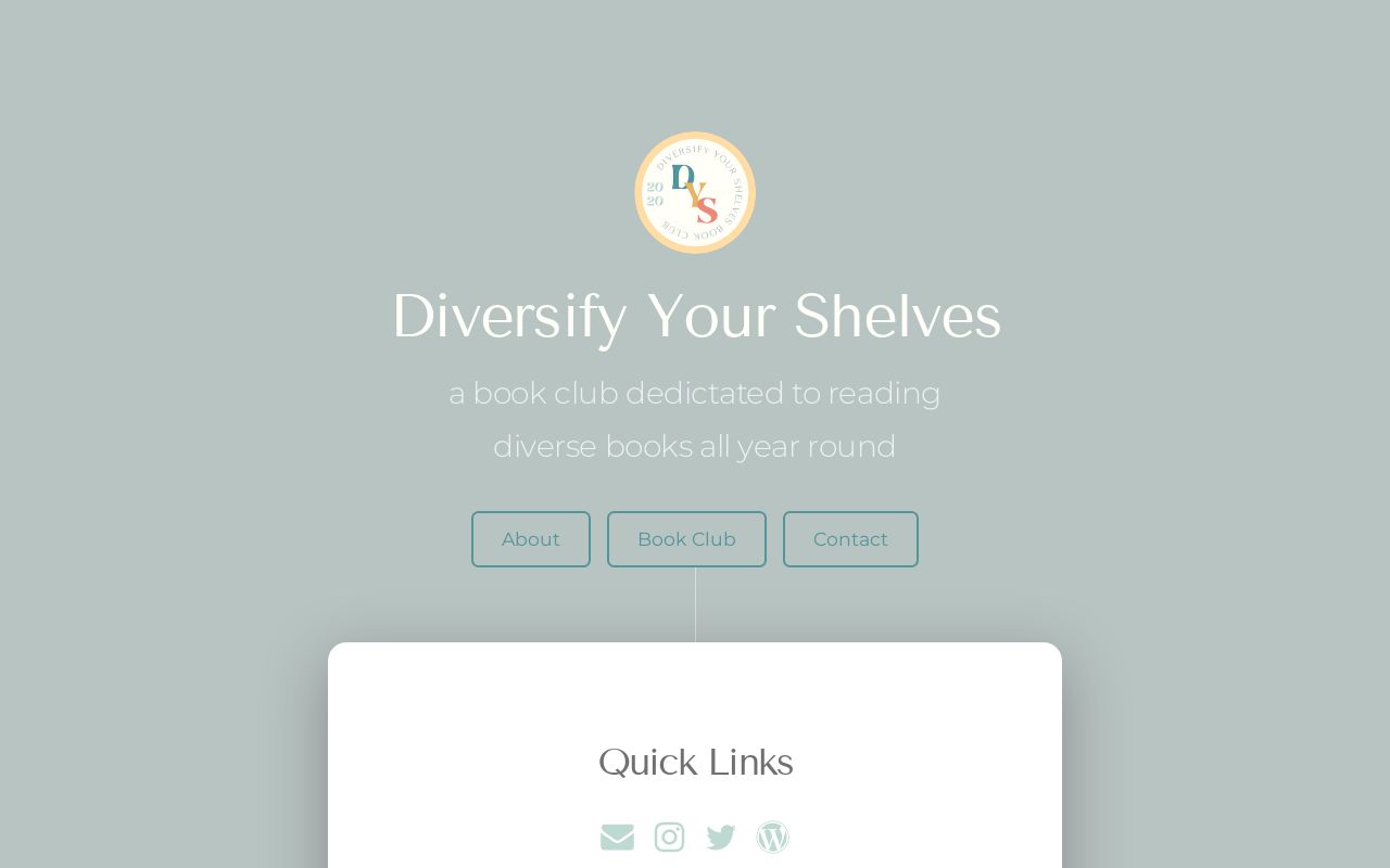 Diversify Your Shelves Book Club